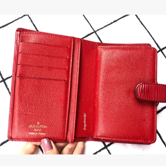 Louis Vuitton Epi Leather Red French Wallet - Picture 3 of 8